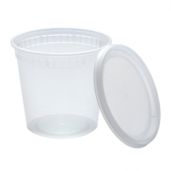 Plastic Deli Container PP 2C Black 900ml 23x16,5x5cm (75 Units)